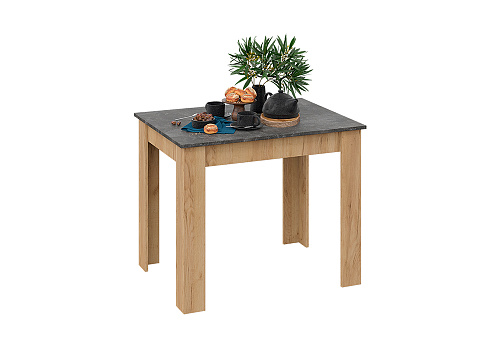 Стол обеденный Промо дуб крафт золотой / ателье темное