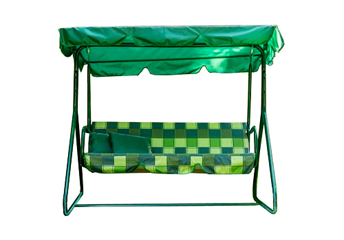 Качели садовые 2-х местные Фьюджи зеленые