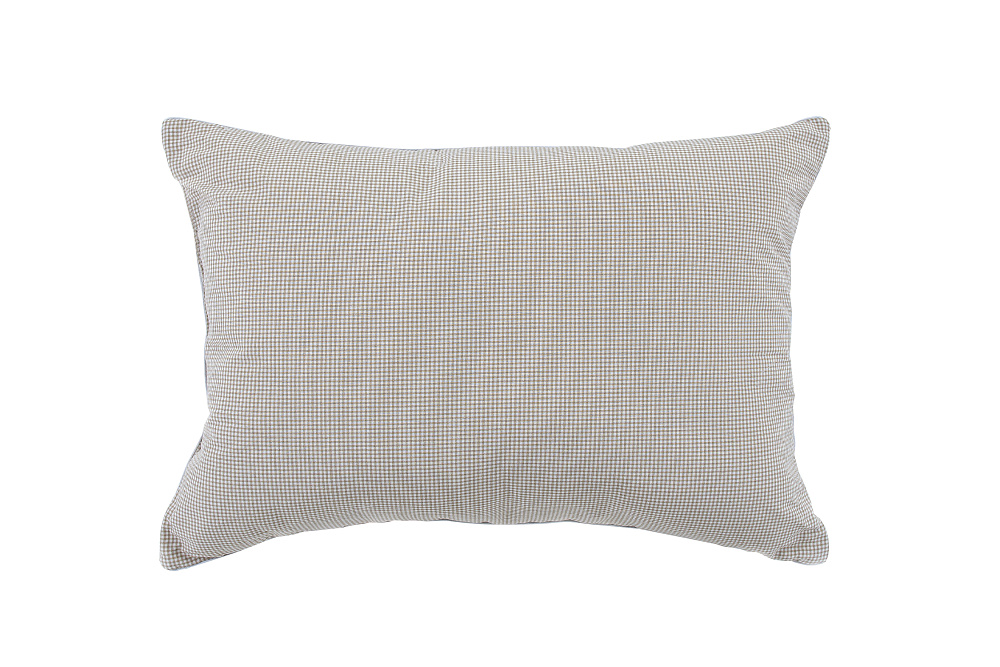 Подушка BROWNIE искусственный лебяжий пух, мелкая клетка