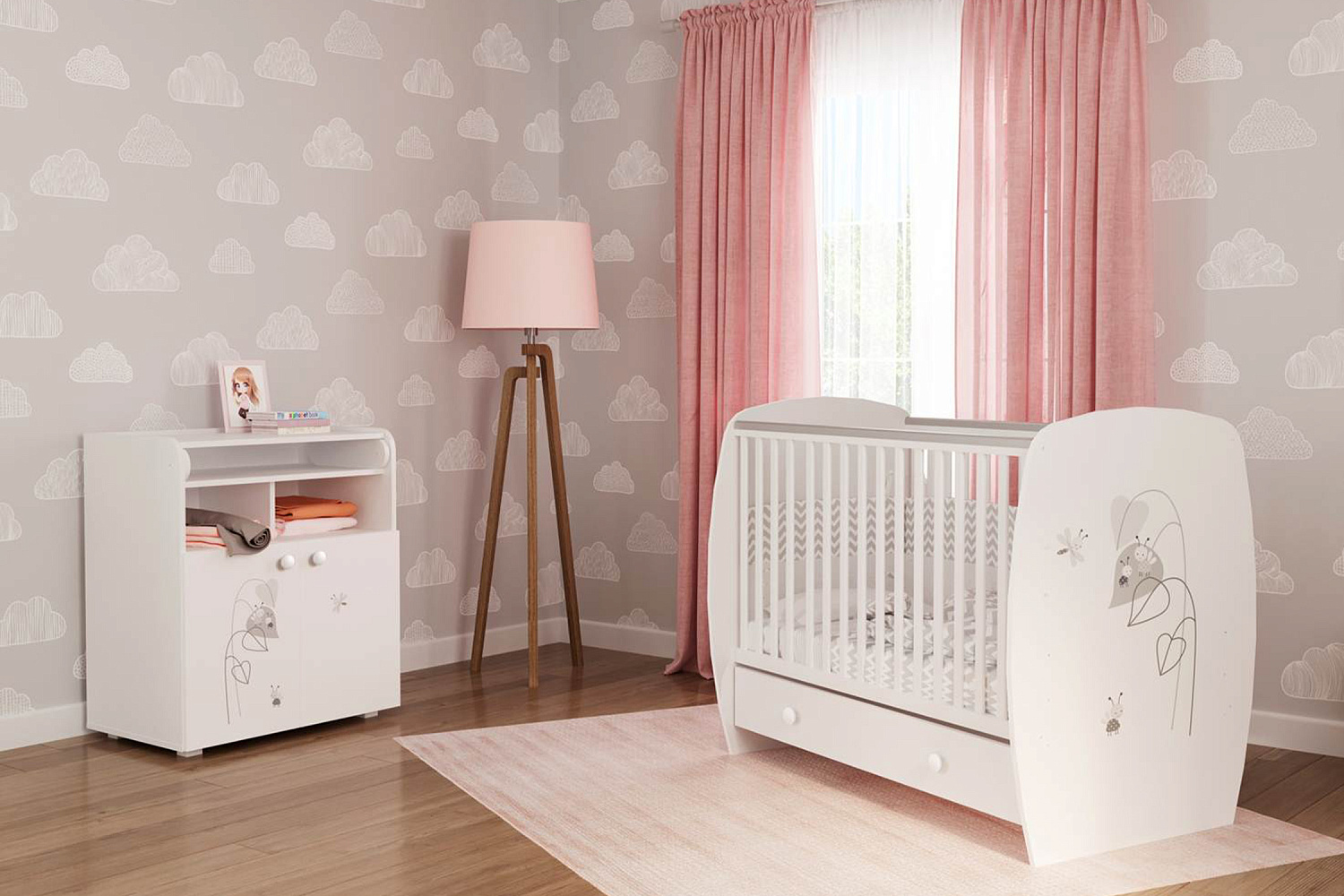 Комод French 1270 amis белый