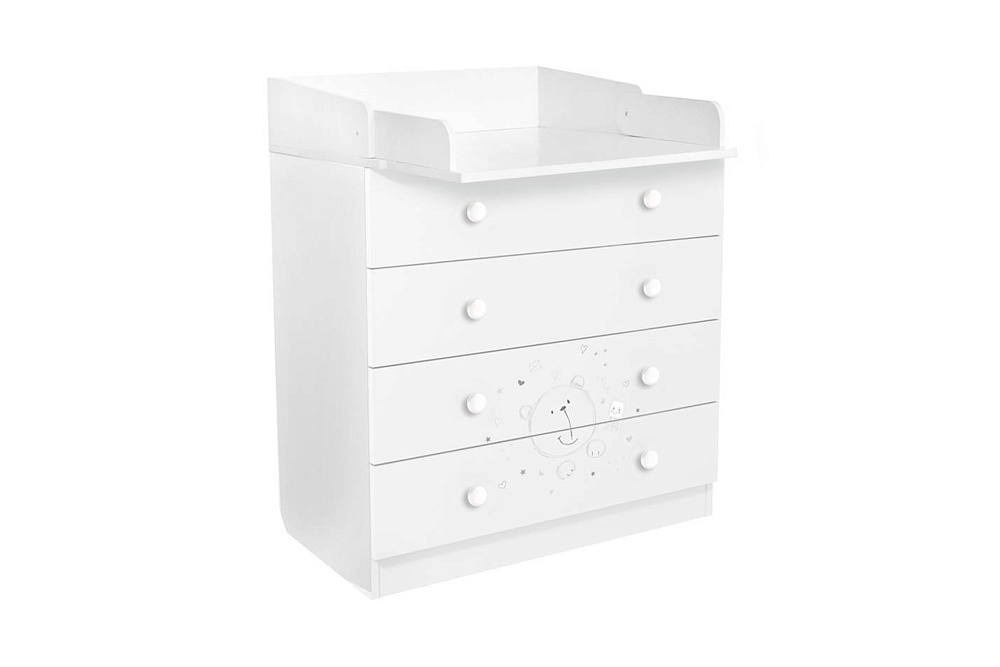 Комод French 1580 teddy белый