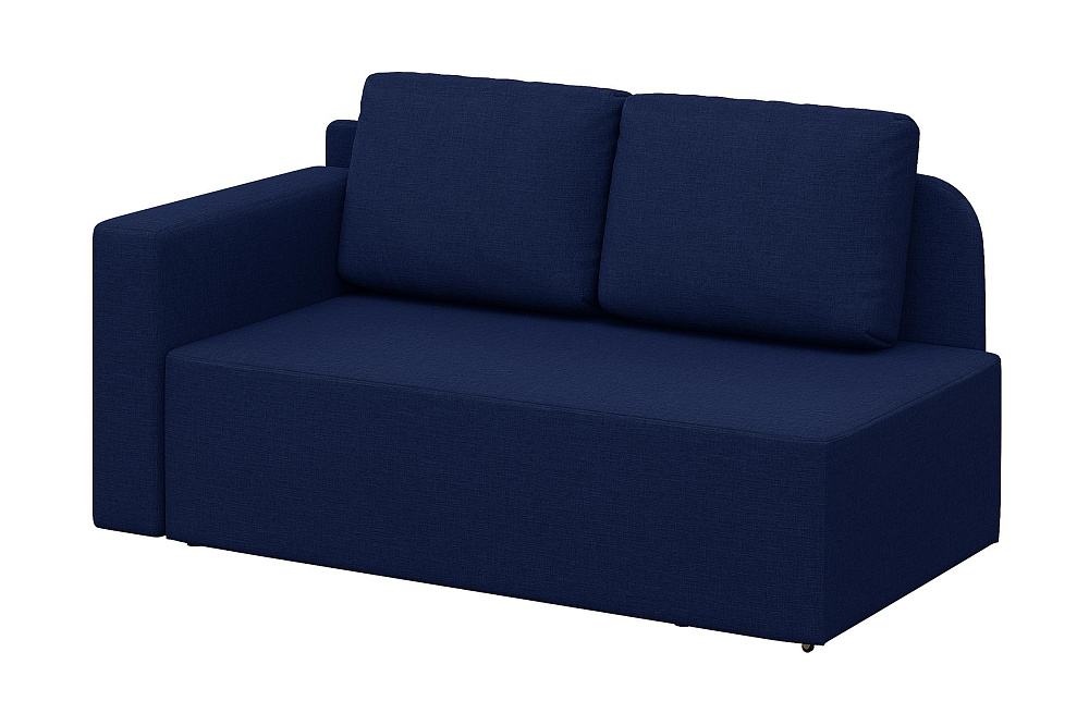 Диван кушетка Кайли левый темно-синий