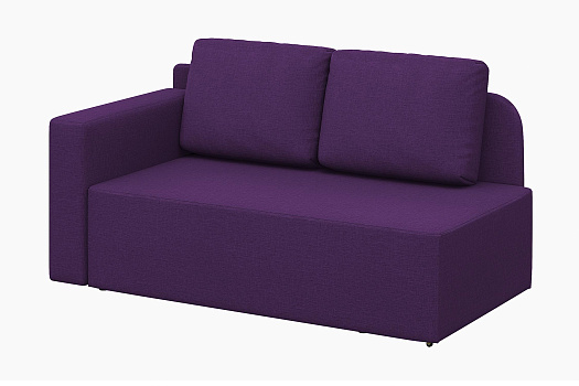 Диван кушетка Кайли левый фиолетовый