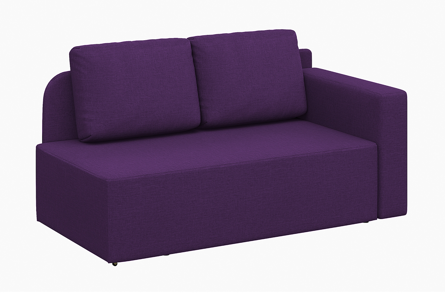 Диван кушетка Кайли правый фиолетовый