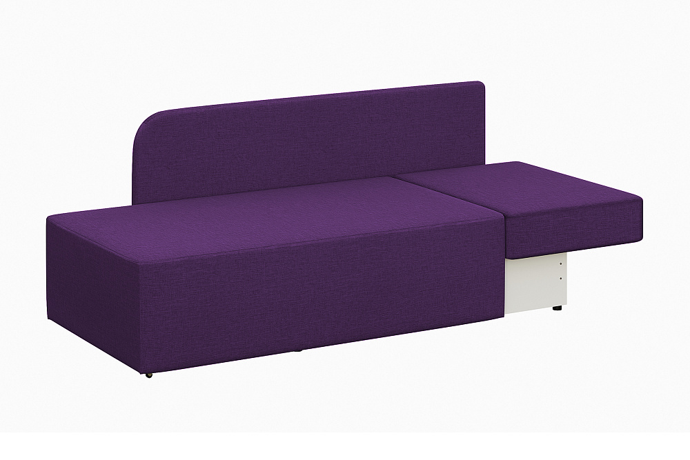 Диван кушетка Кайли правый фиолетовый