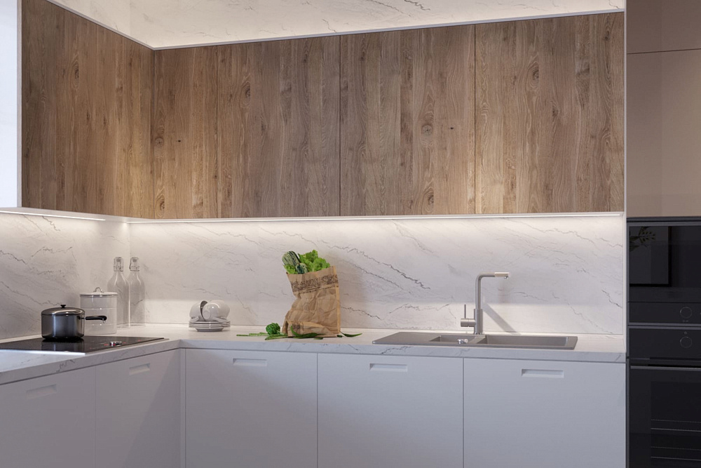 Столешница Azurita white 8110