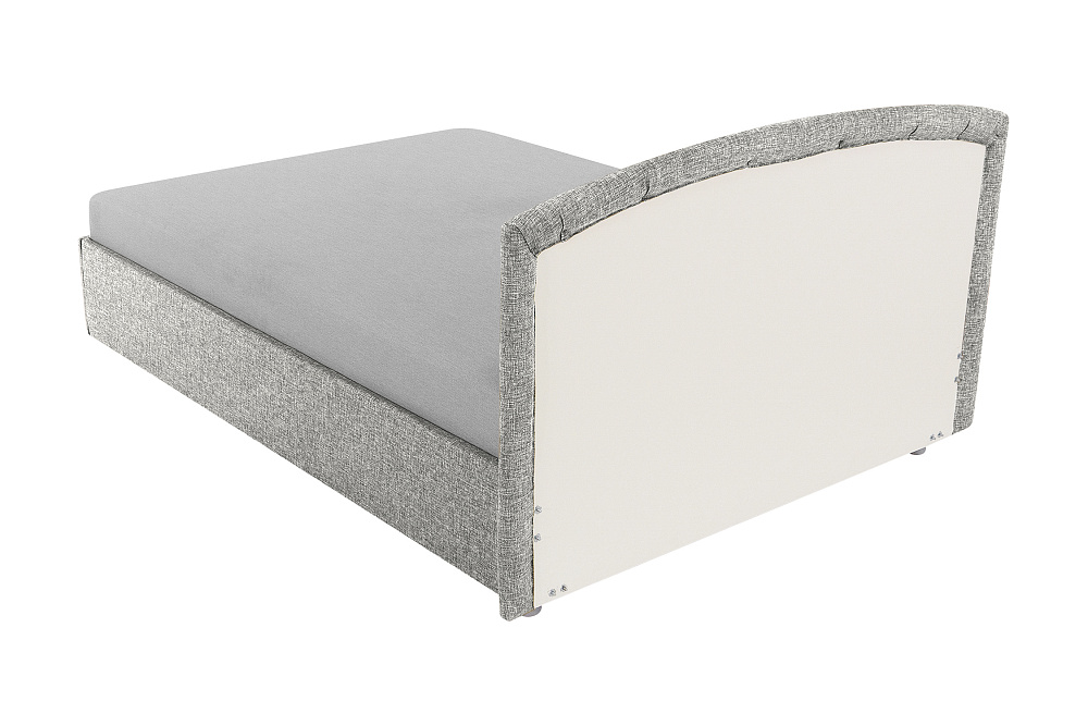 Тахта с овальной спинкой жаккард светло-серый арт. 08-110021 прямая ...