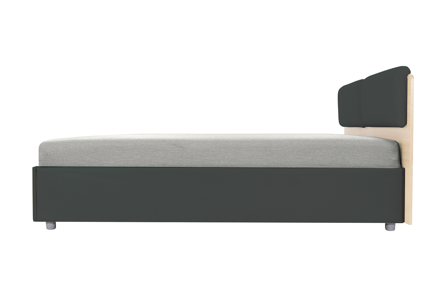 Тахта Мелисса Люкс дуб сонома / черный арт. 08-110068 прямая 140х200 см ...