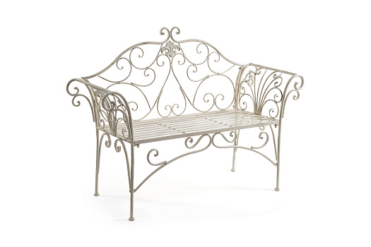 Скамья Secret de Maison Beaujolais белый антик