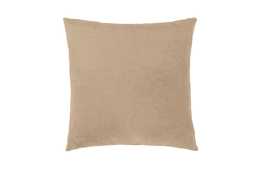 Подушка велюр бежевый