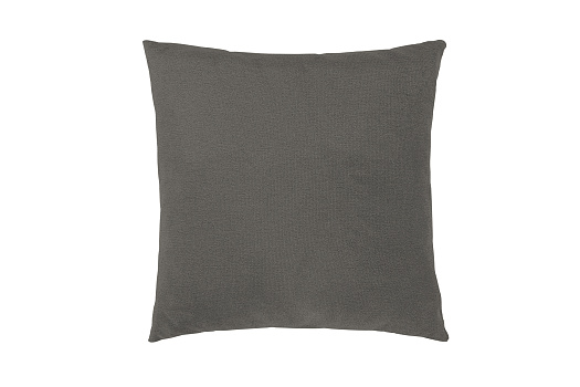 Подушка велюр серый