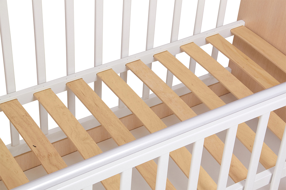 Кровать детская Фея 1100 дуб пастельный / белый