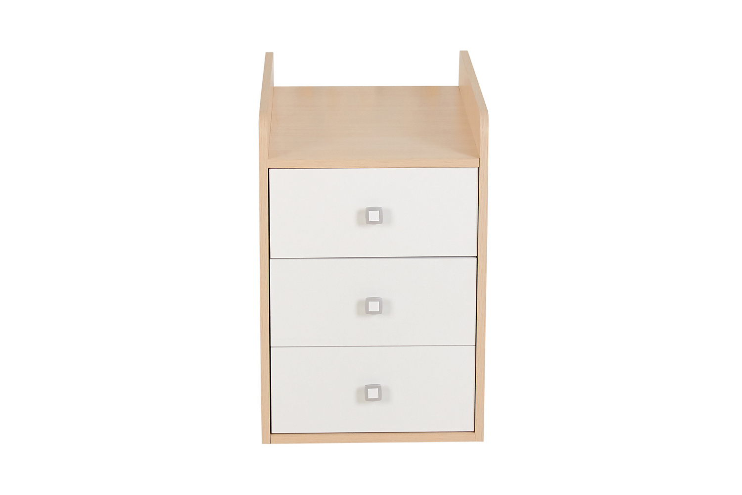 Кровать детская Фея 1100 дуб пастельный / белый