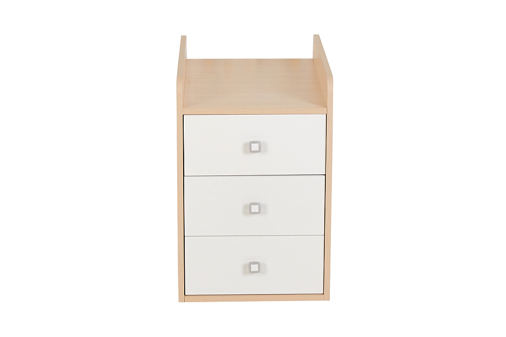 Кровать детская Фея 1100 дуб пастельный / белый