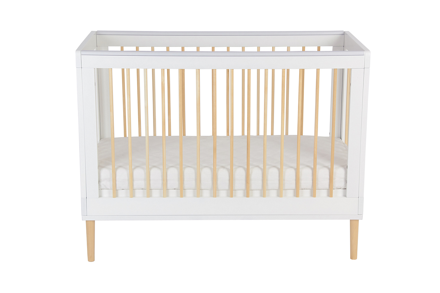 Кроватка детская Polini kids Simple 360 белый / натуральный