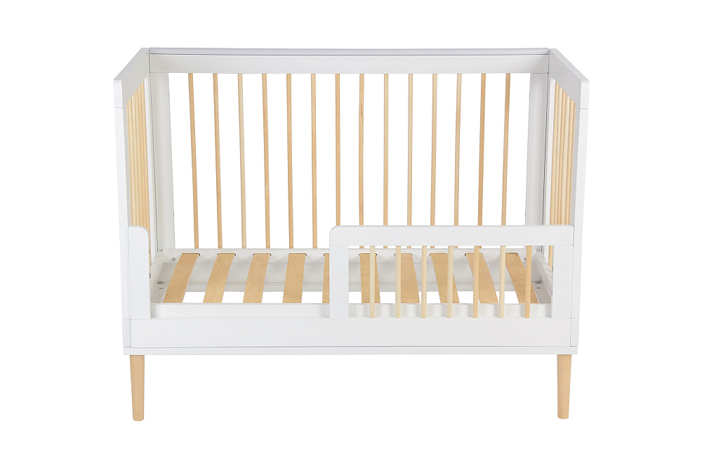 Кроватка детская Polini kids Simple 360 белый / натуральный