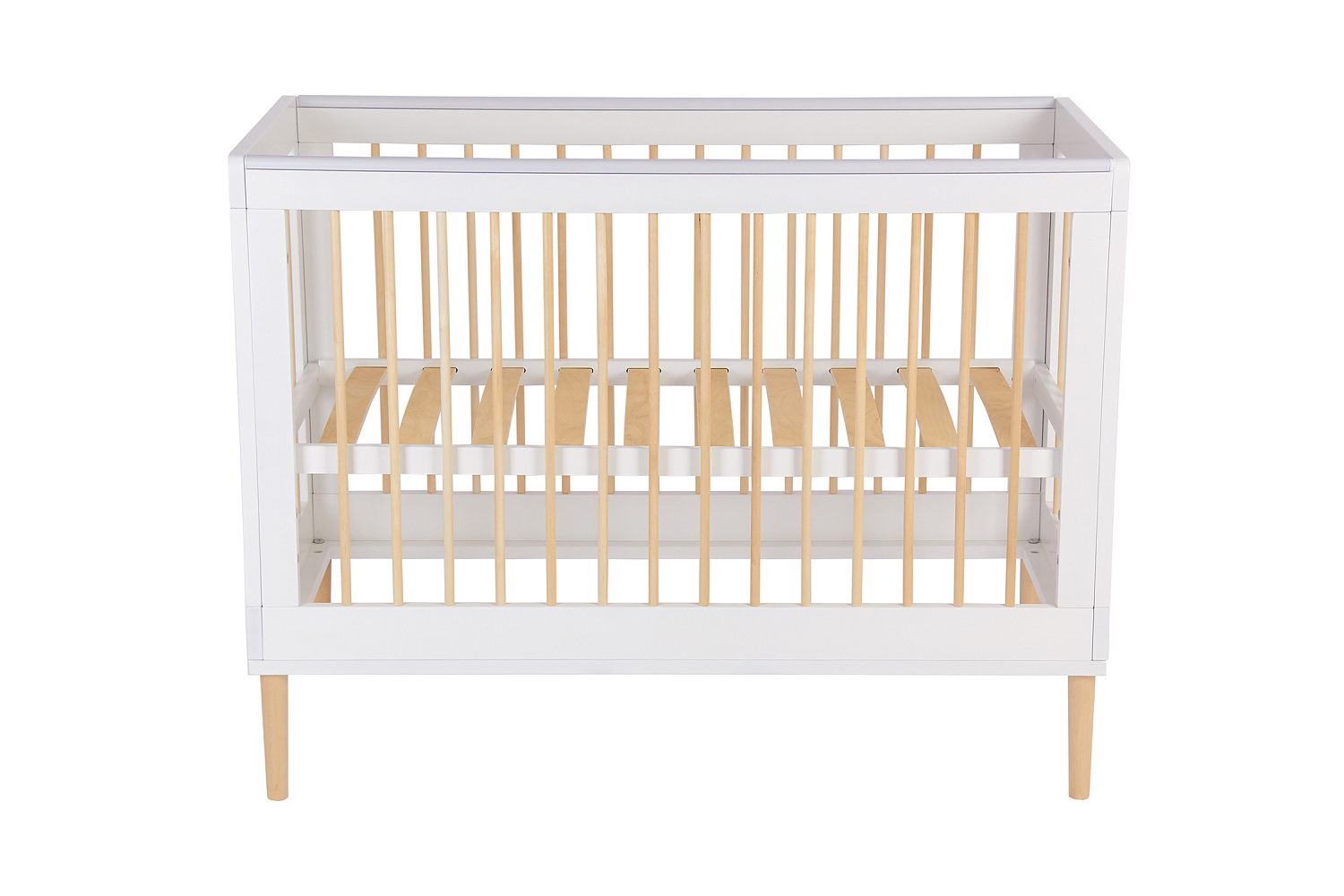 Кроватка детская Polini kids Simple 360 белый / натуральный