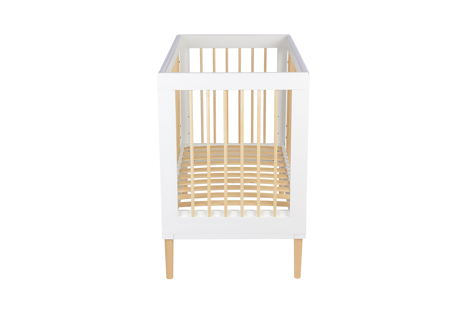 Кроватка детская Polini kids Simple 360 белый / натуральный