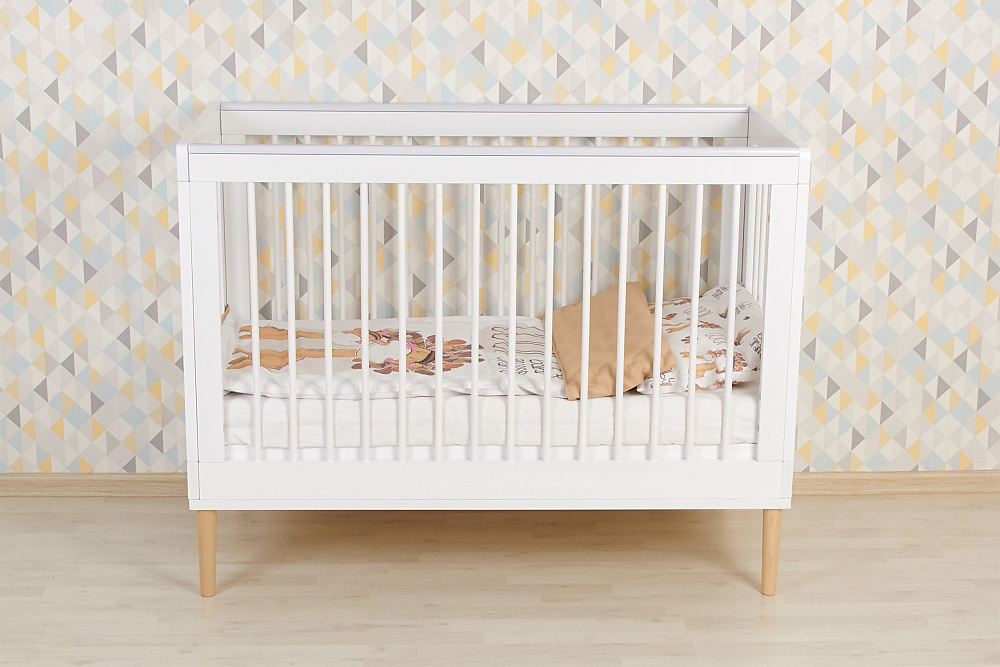 Кроватка детская Polini kids Simple 360 белая