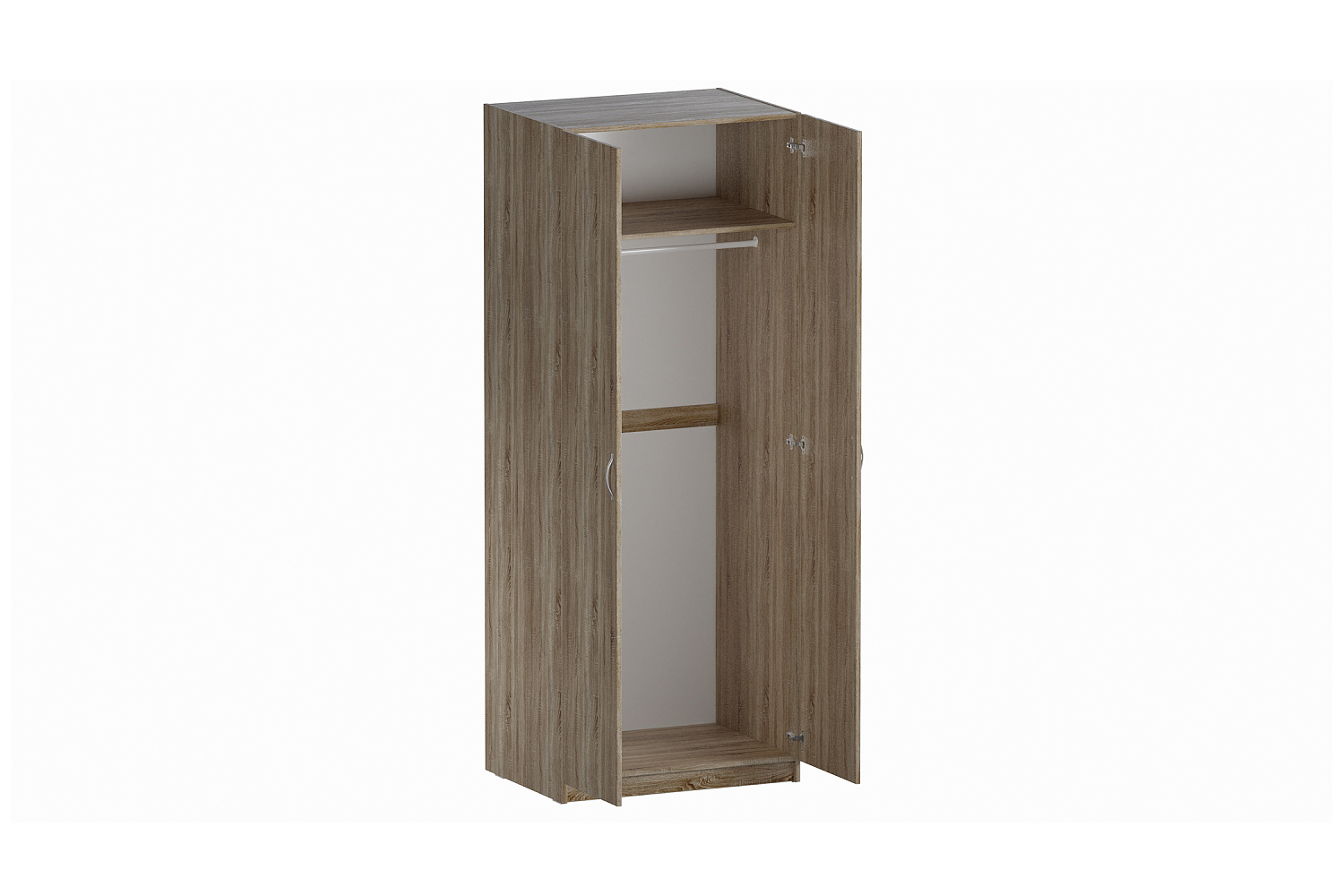 Шкаф двухстворчатый Пегас дуб сонома 