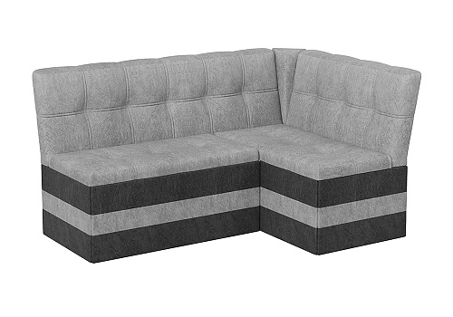 Скамья угловая Оскар silver / graphite