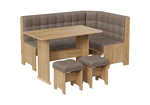 Кухонный уголок Флорида дуб крафт золотой / latte