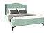 Кровать Флоренция велюр мята