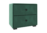Тумба прикроватная Tango велюр зеленый