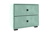 Тумба прикроватная Tango велюр мята
