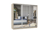 Шкаф-купе трёхдверный Мэн дуб сонома