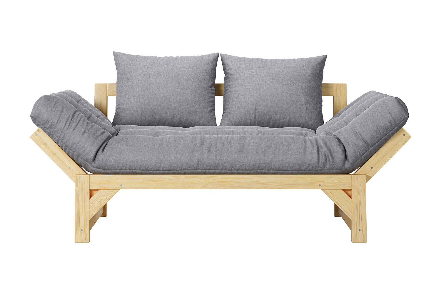 Купить Диван кушетка Амбер светло-серый 74х185 см цена 14 590 ₽ в ...