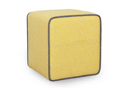 Пуф Фаст желтый / темно-серый