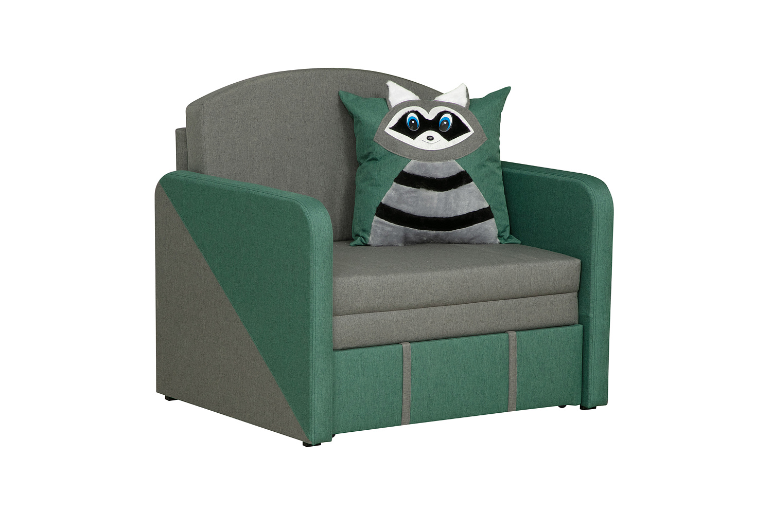 Тахта Мася 15 зеленая / серая