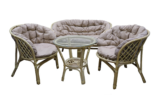 Обеденная группа Багамы Премиум медовая / бежевая