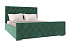 Кровать Мишель велюр зеленый