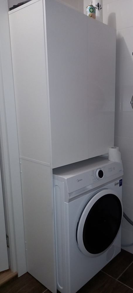 Шкаф Дори белый текстурный