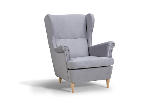 Кресло Беркана серое