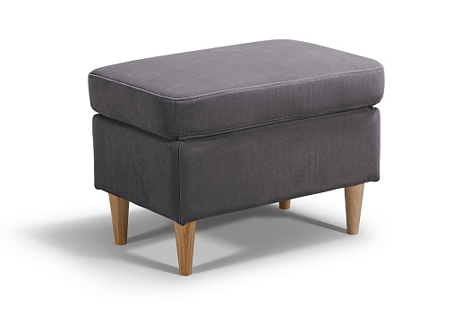 Банкетка Беркана темно-серая