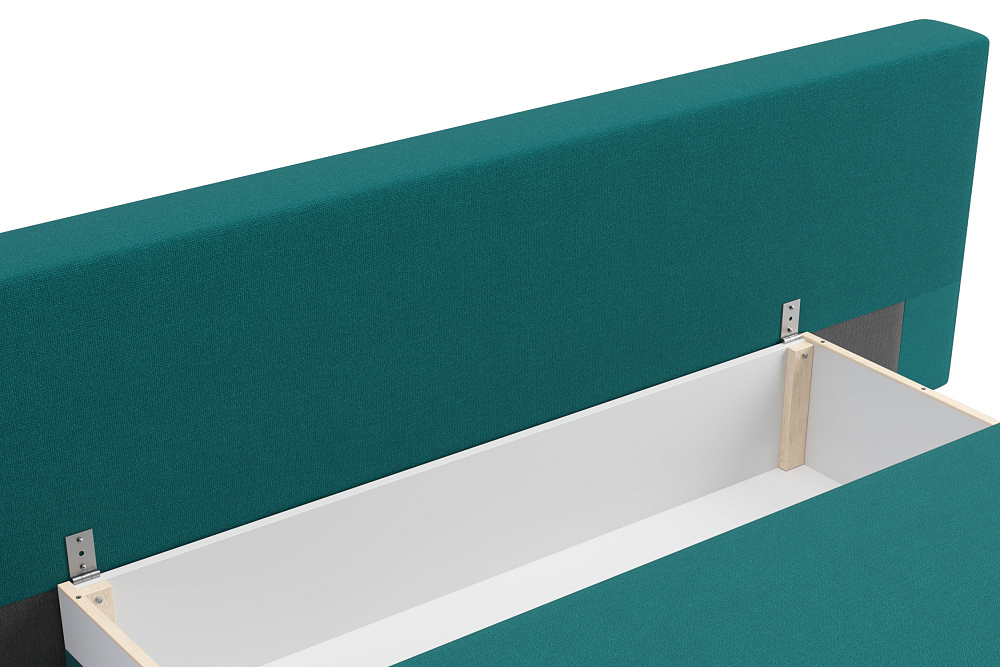 Диван еврокнижка Хольми изумрудный