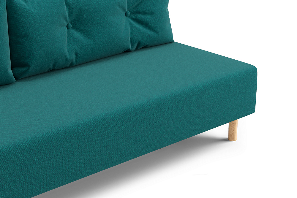 Диван еврокнижка Хольми изумрудный