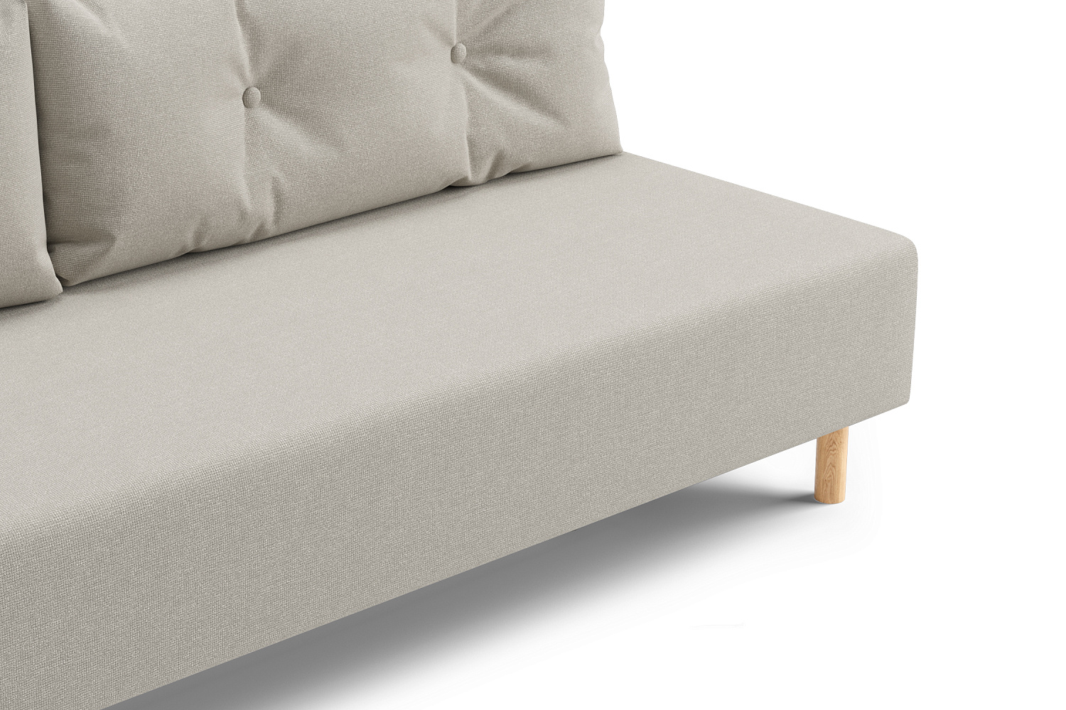 Диван еврокнижка Хольми светло-бежевый