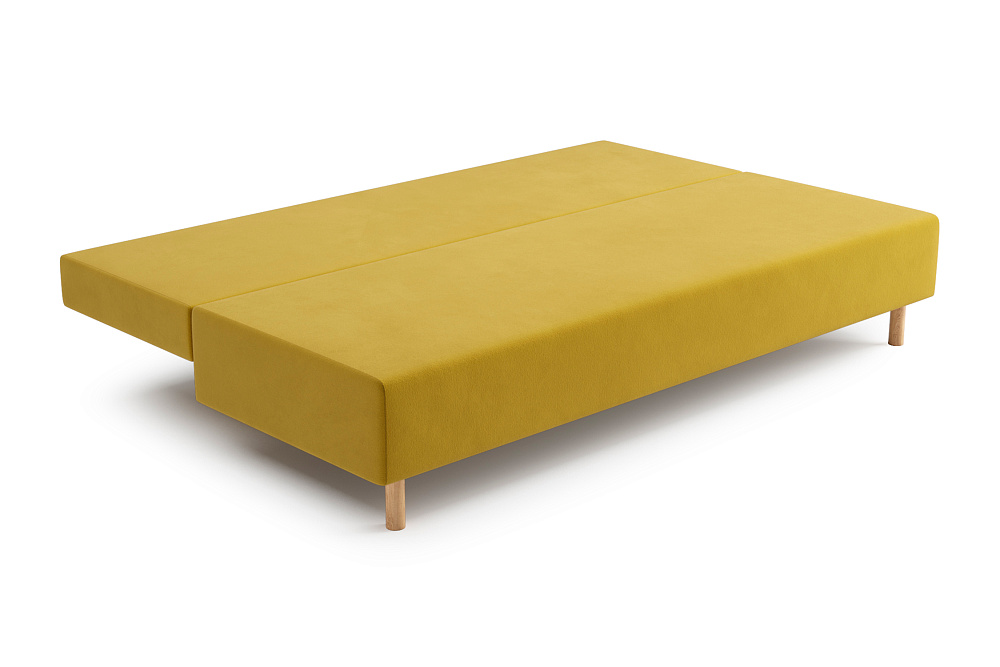 Диван еврокнижка Хольми желтый