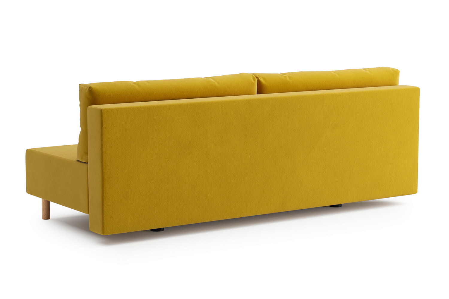 Диван еврокнижка Хольми желтый