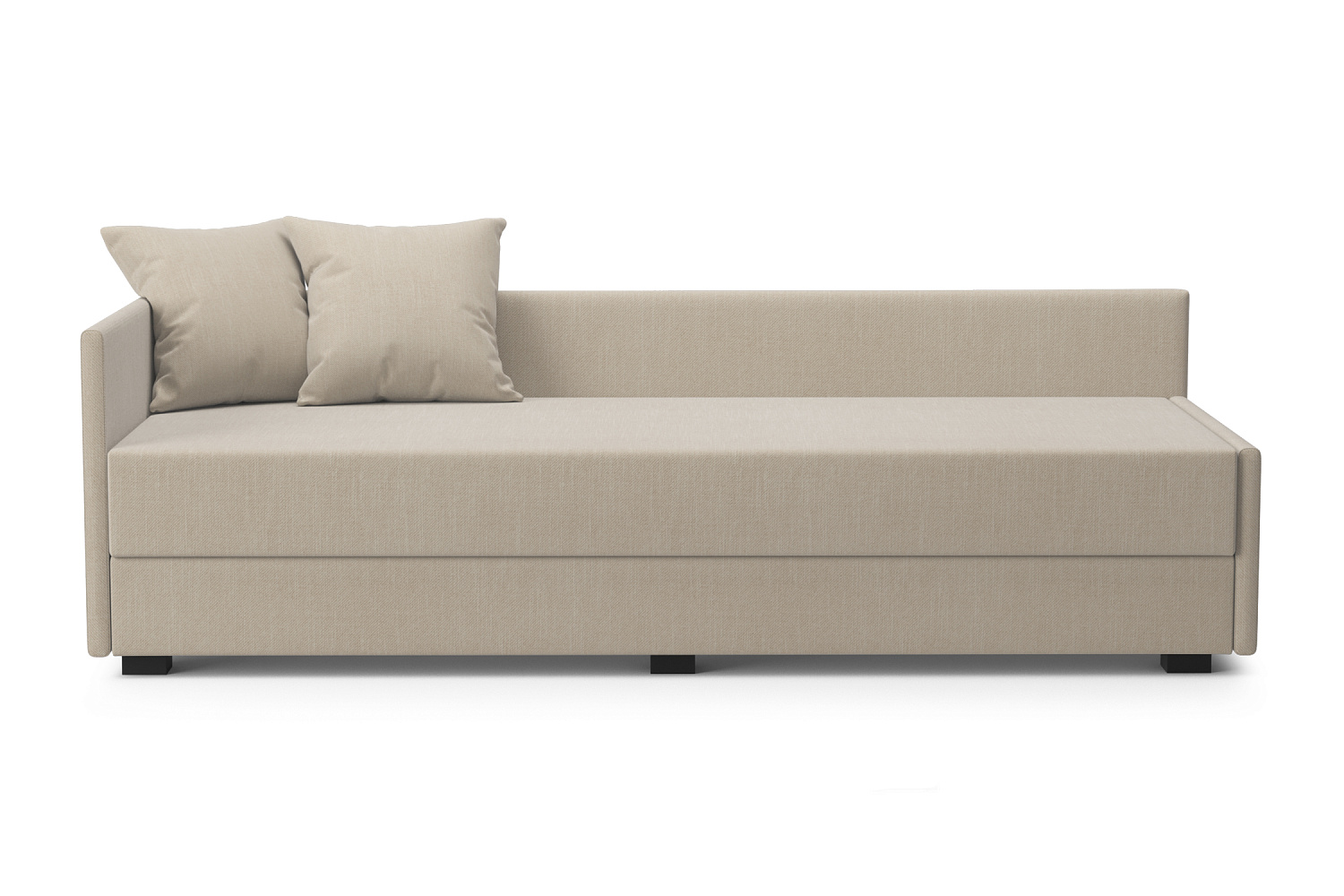 Тахта Гарди темно-бежевая