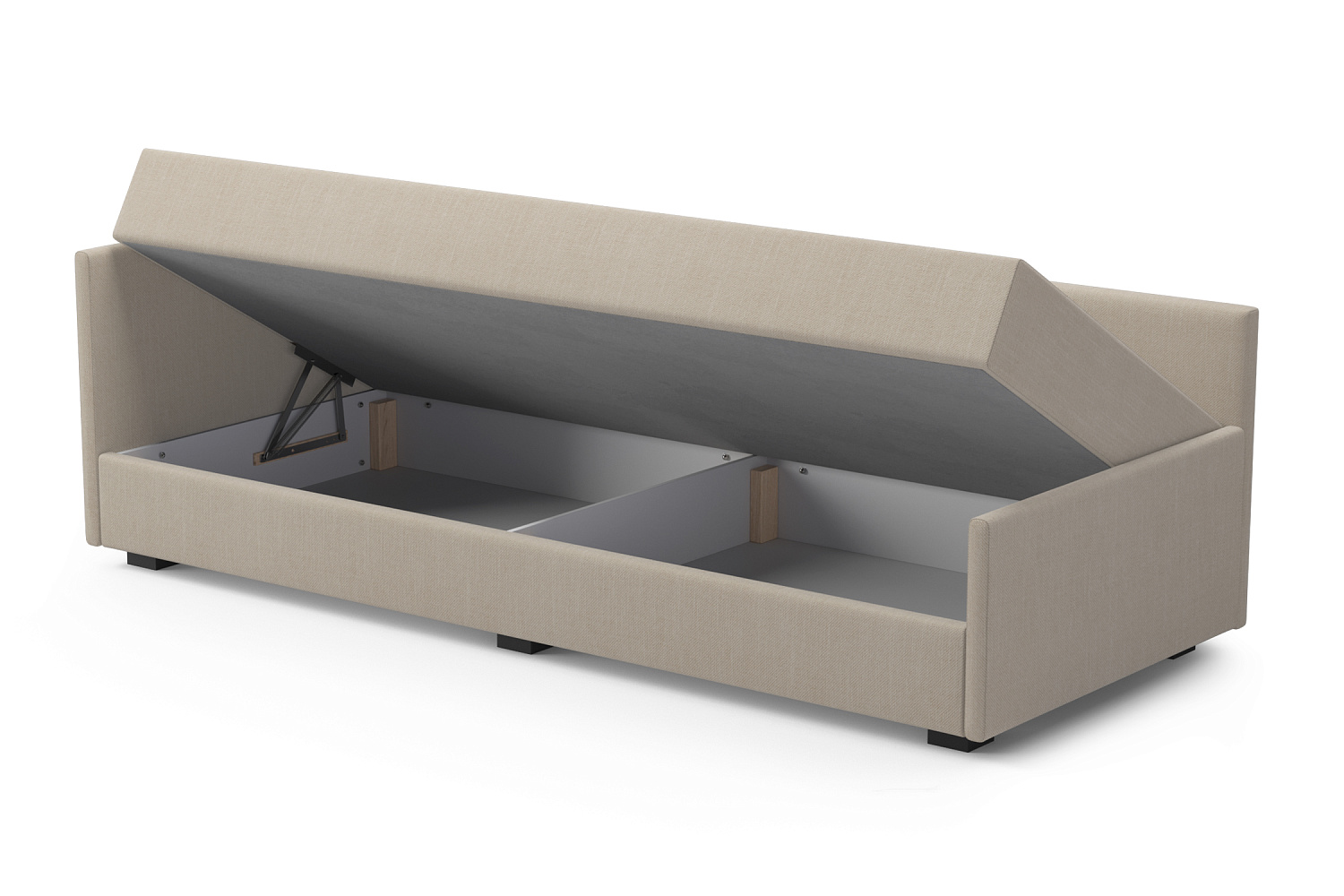 Тахта Гарди темно-бежевая