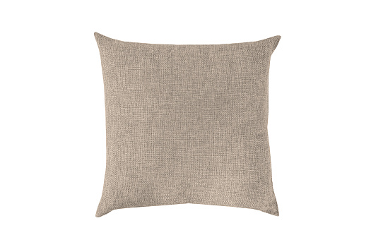 Подушка рогожка бежевая