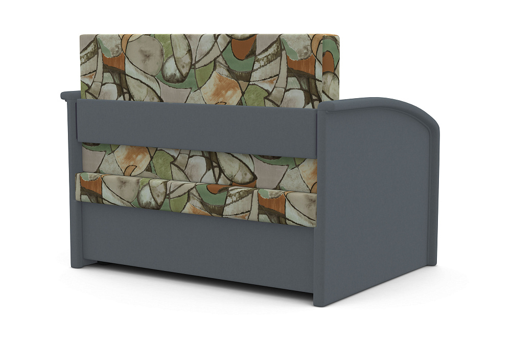 Диван выкатной Малыш 1000 серый / зеленый