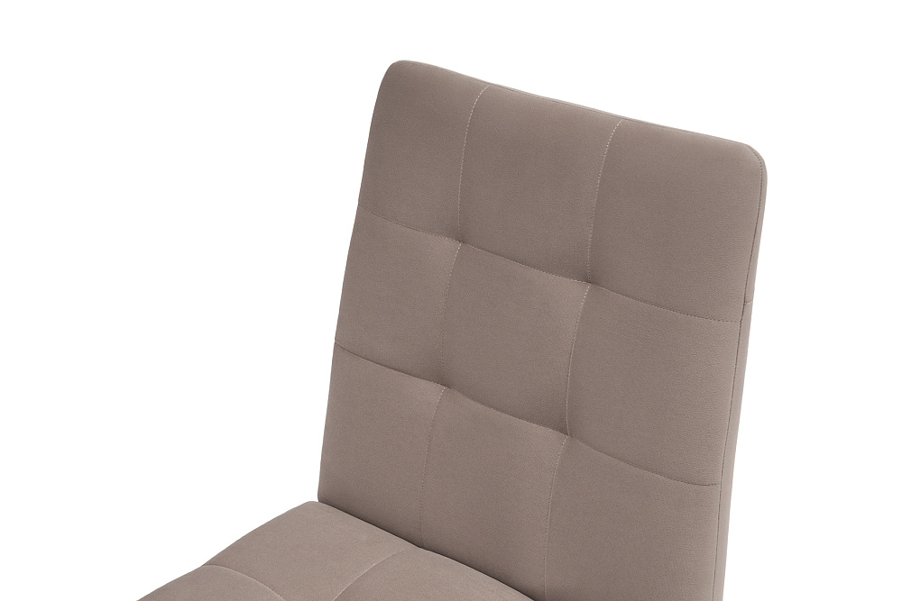 Стул мягкий Н белый / серо-бежевый