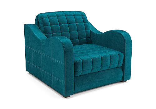 Кресло аккордеон Барон №4 бархат бирюзовый