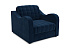 Кресло аккордеон Барон №4 велюр темно-синий